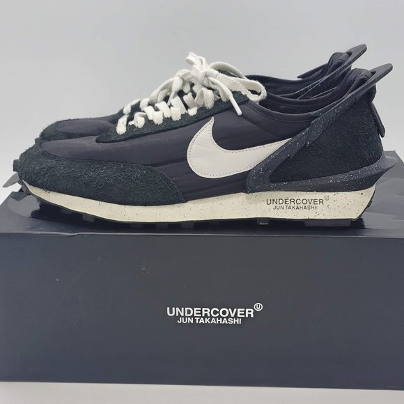 NIKE DAYBREAK/UNDERCOVER. BLACK. SIZE 12 WITH ORIGINAL BOX. - Picture 1 of 12